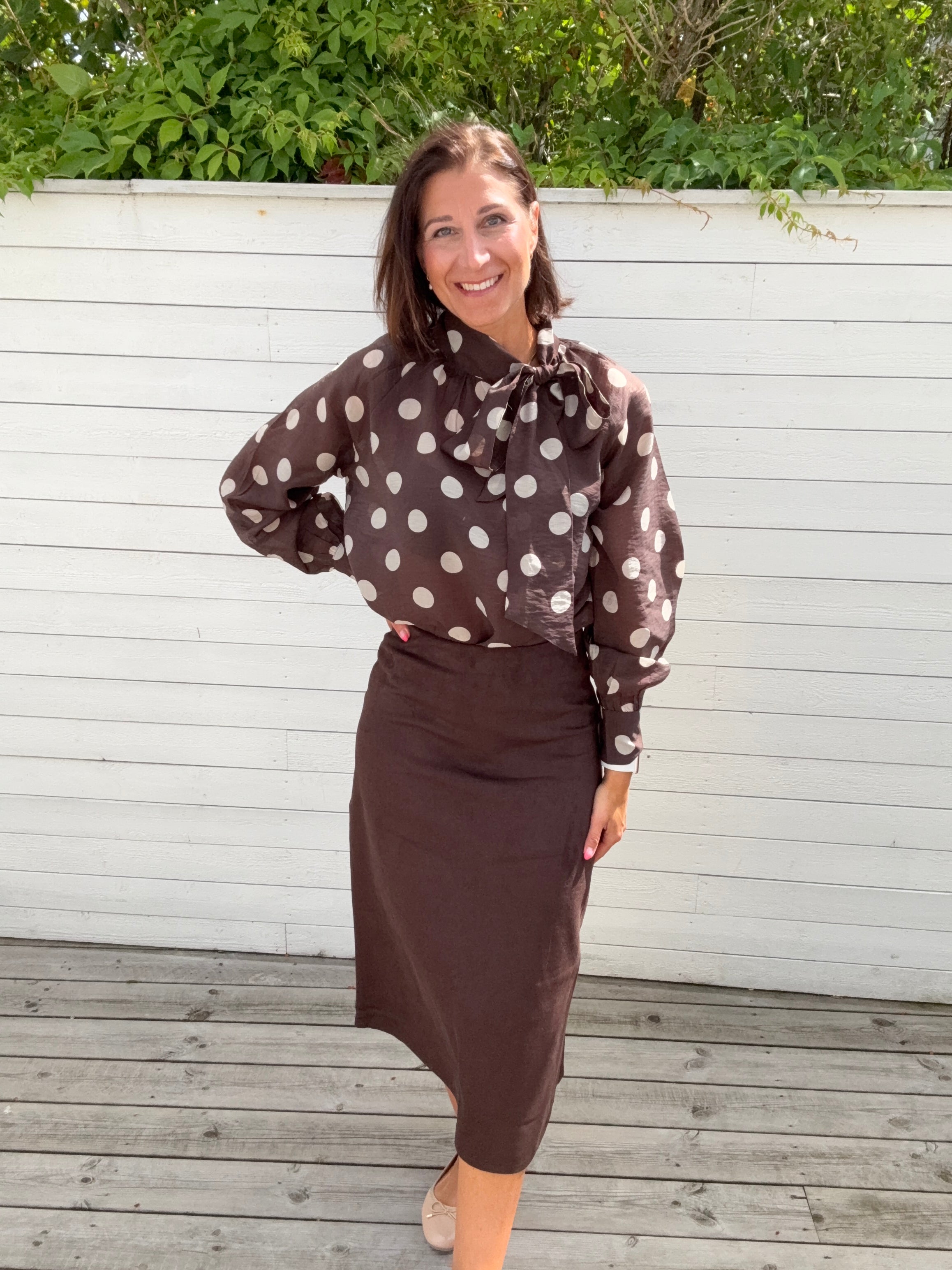 JDYFAY L/S TOP COFFEE BEAN