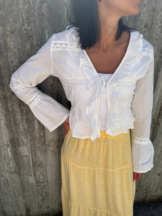 PGPEMMA L/S TIE TOP