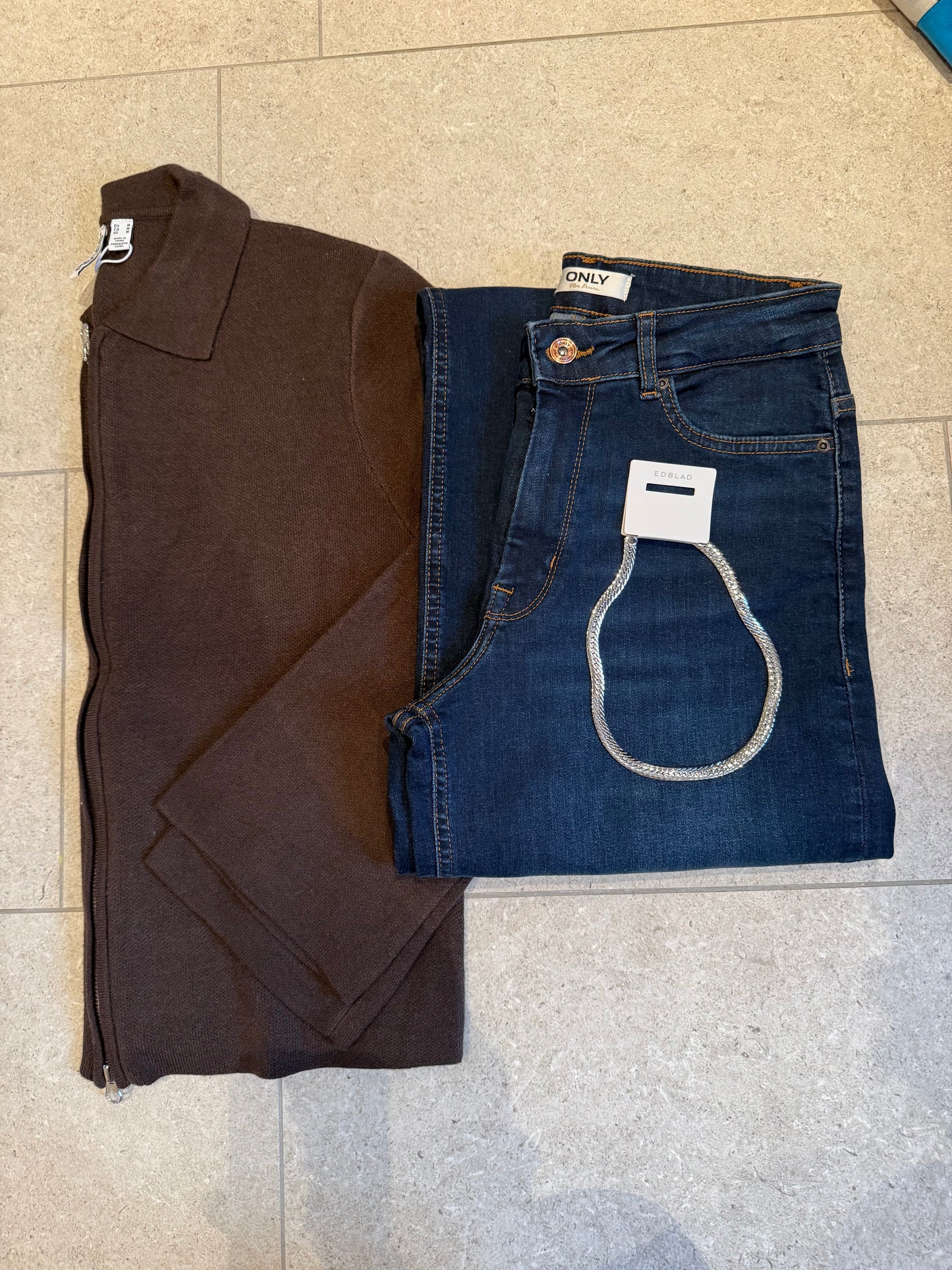 PCRAJA LS ZIP KNIT CARDIGAN