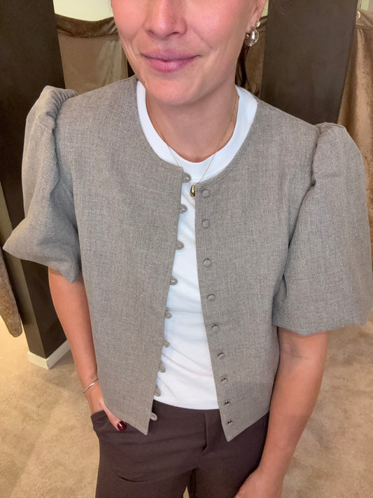 VMBESTIE 2/4 PUFF SLEEVE BEIGE