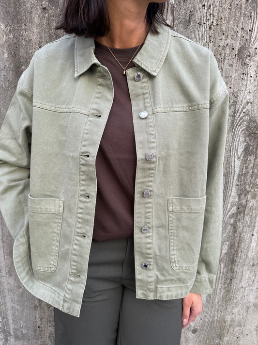 VMJAMIE LS DENIM SHACKET