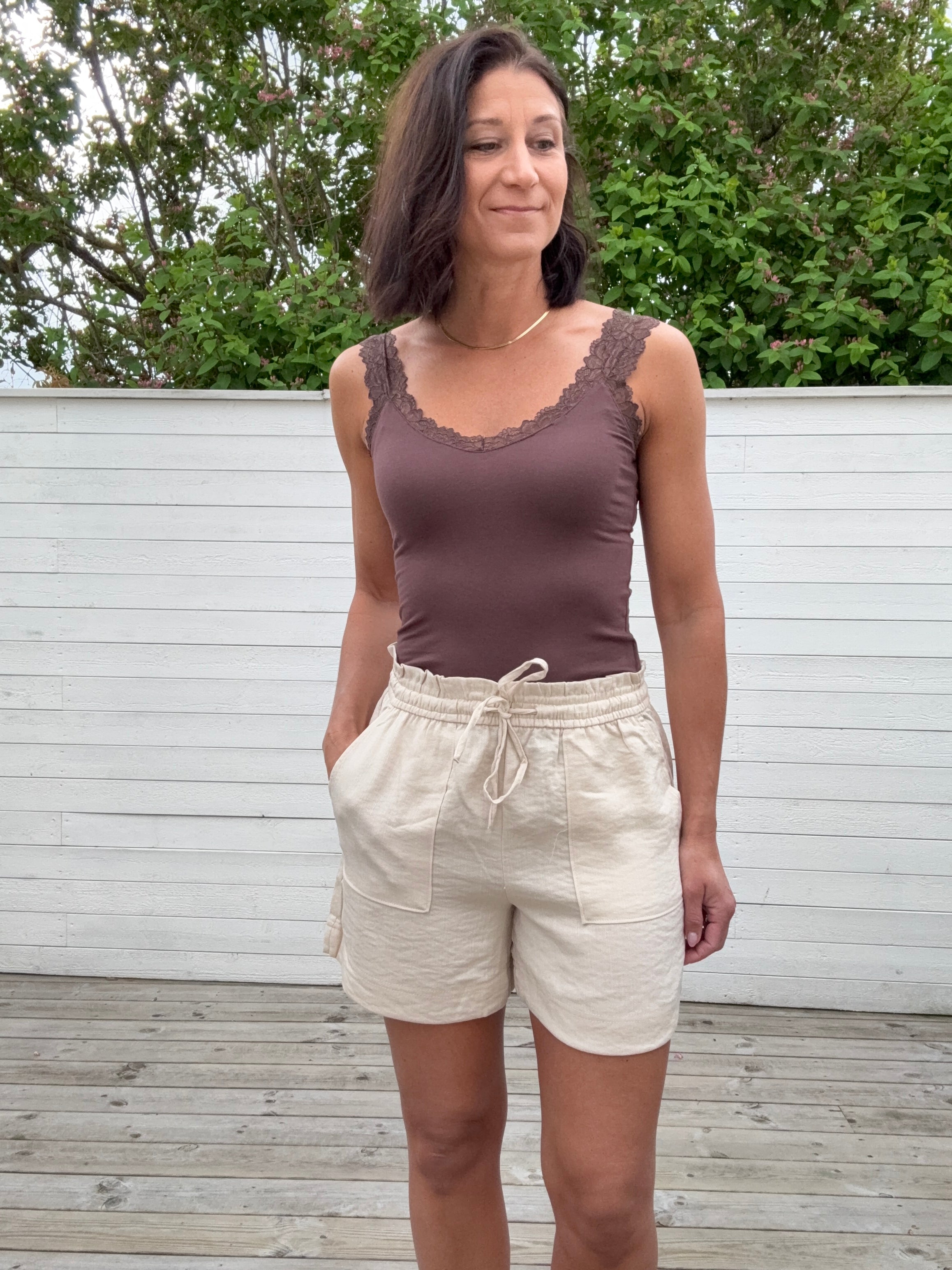 JDYMILLE MW SHORTS SANDSHELL
