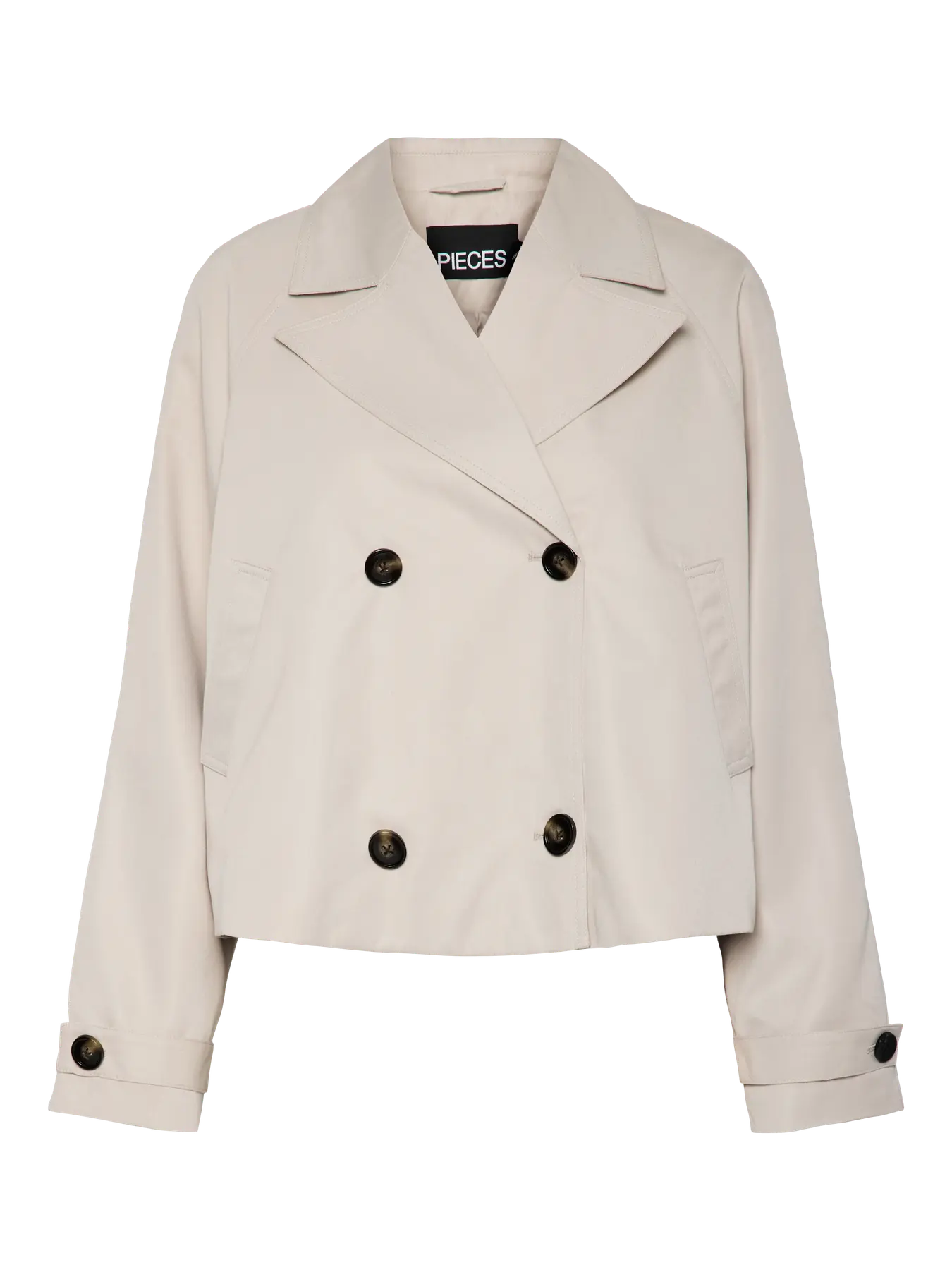 PCSCARLETT LS SHORT TRENCHCOAT