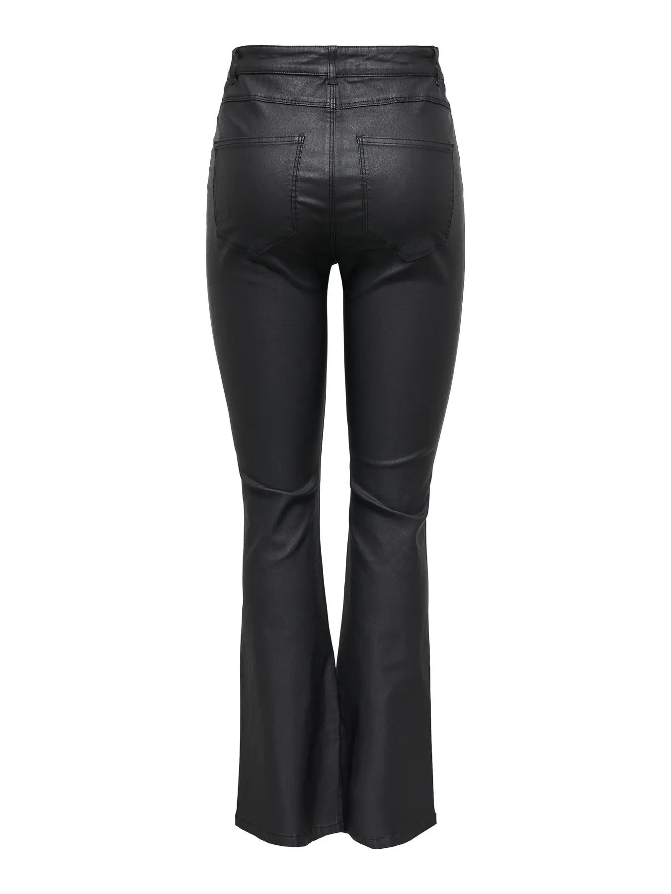 ONLGOSH HW FLARE COATED SLIT PANT