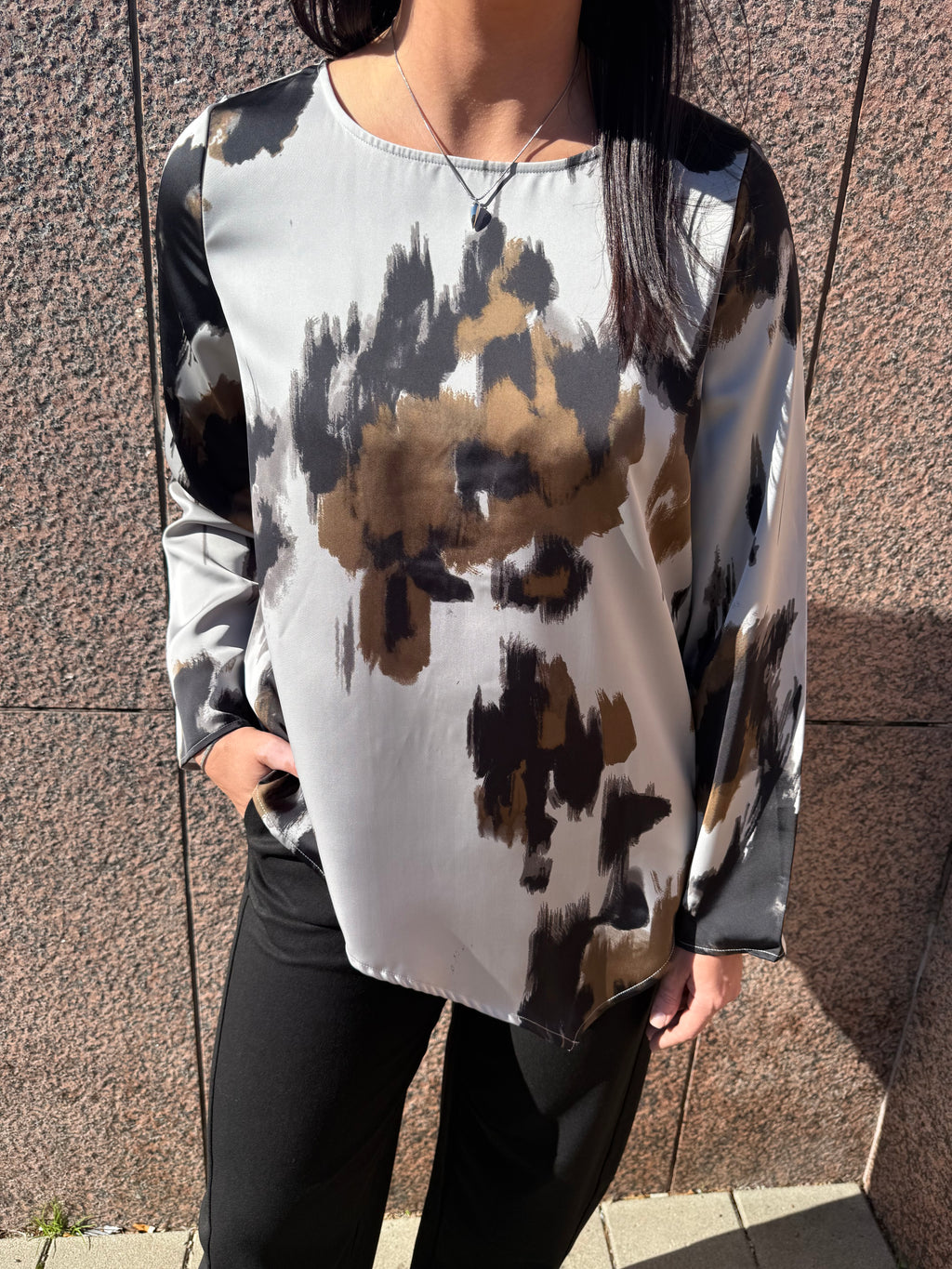 OBJCHILLI L/S ASYMMETRIC TOP