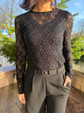 PCHAZEL LS LACE TOP