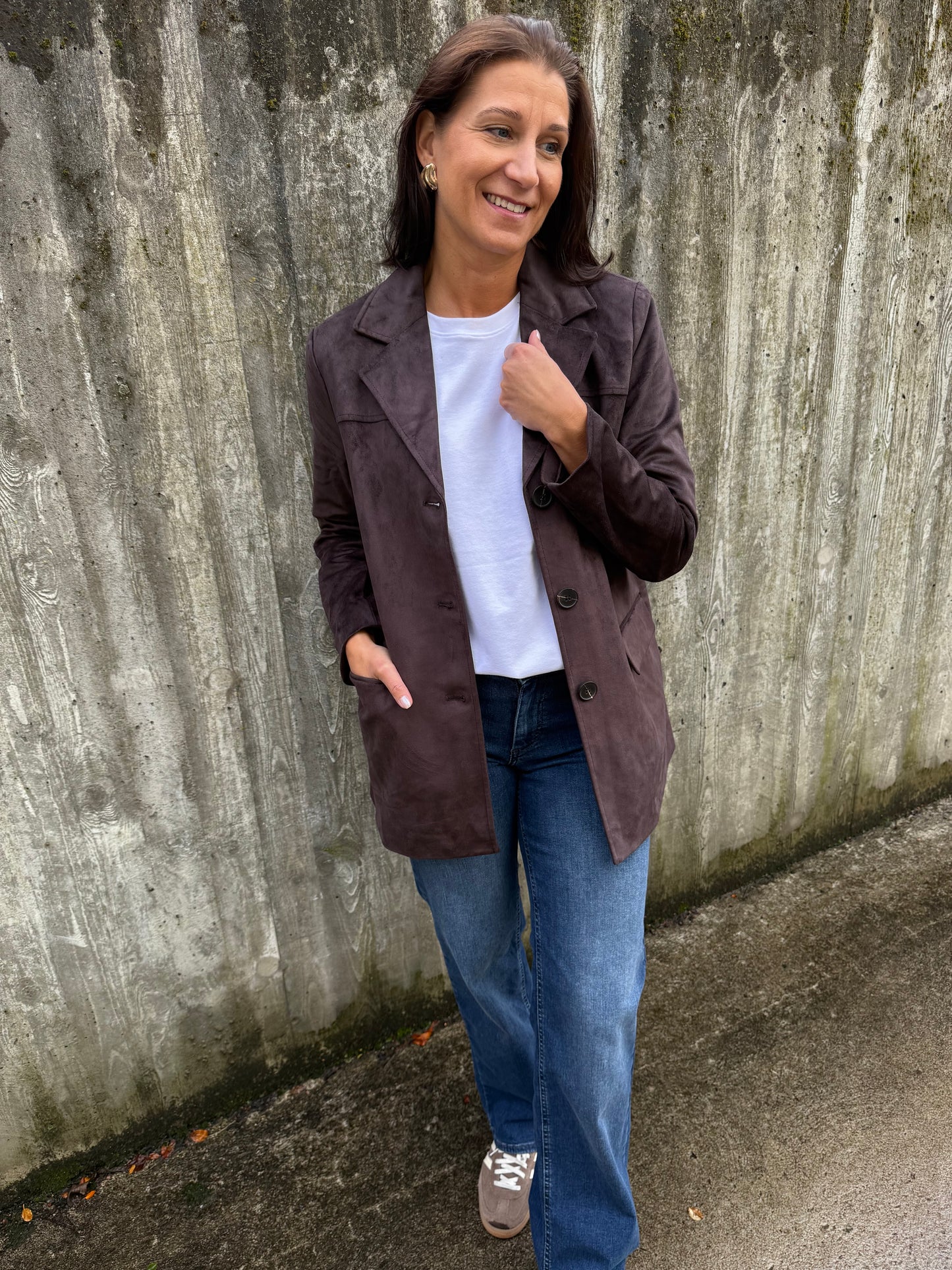 ONLTULIP FAUX SUEDE BLAZER