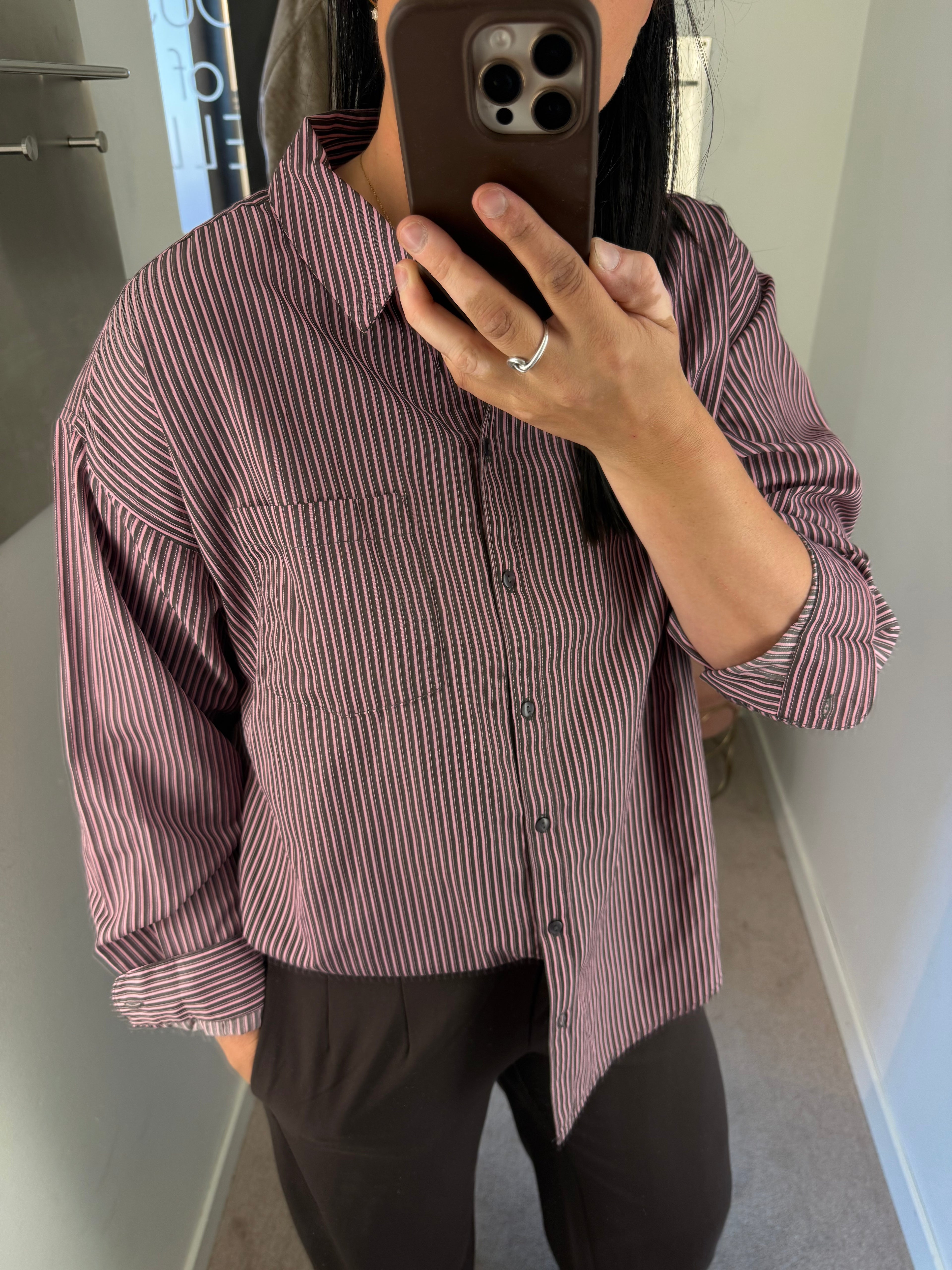 PCEMMY LS LOOSE SHIRT