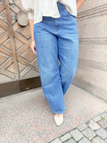 Barrel denim jeans - Dark blue
