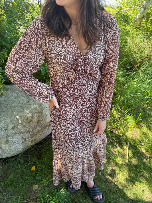 PGARRO L/S LONG DRESS
