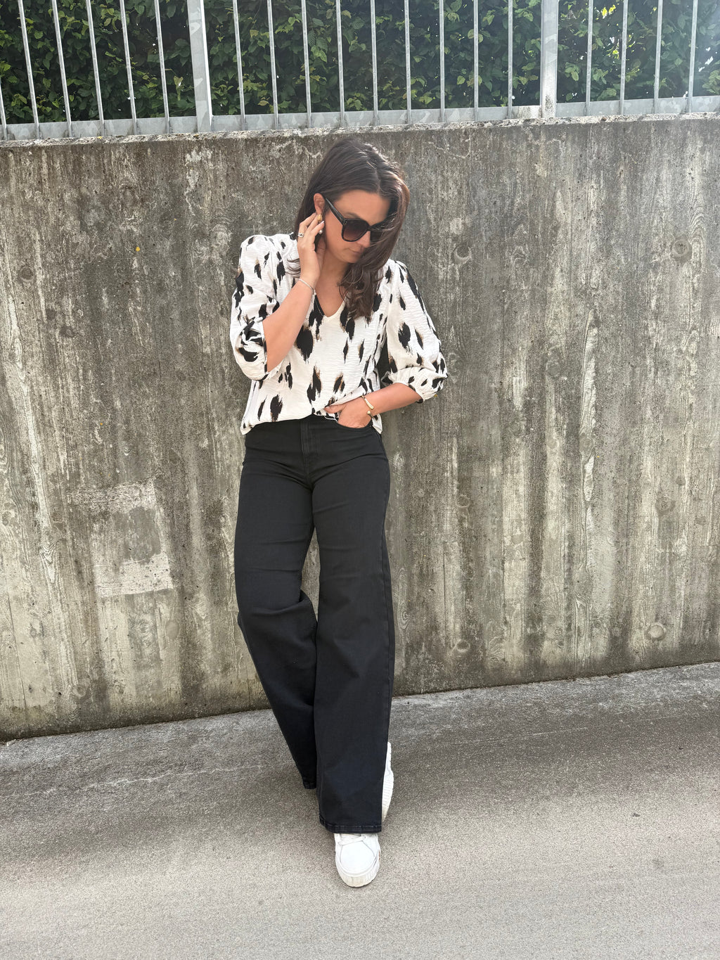 ONLMADISON BLUSH HW WIDE DNM CRO099