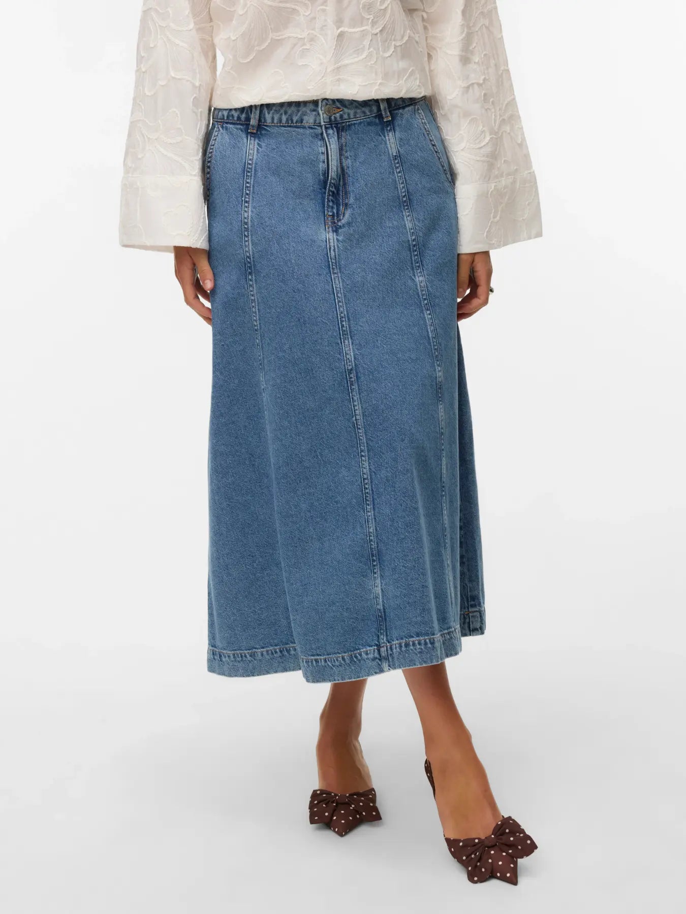 VMALAINA HR 7/8 DENIM SKIRT