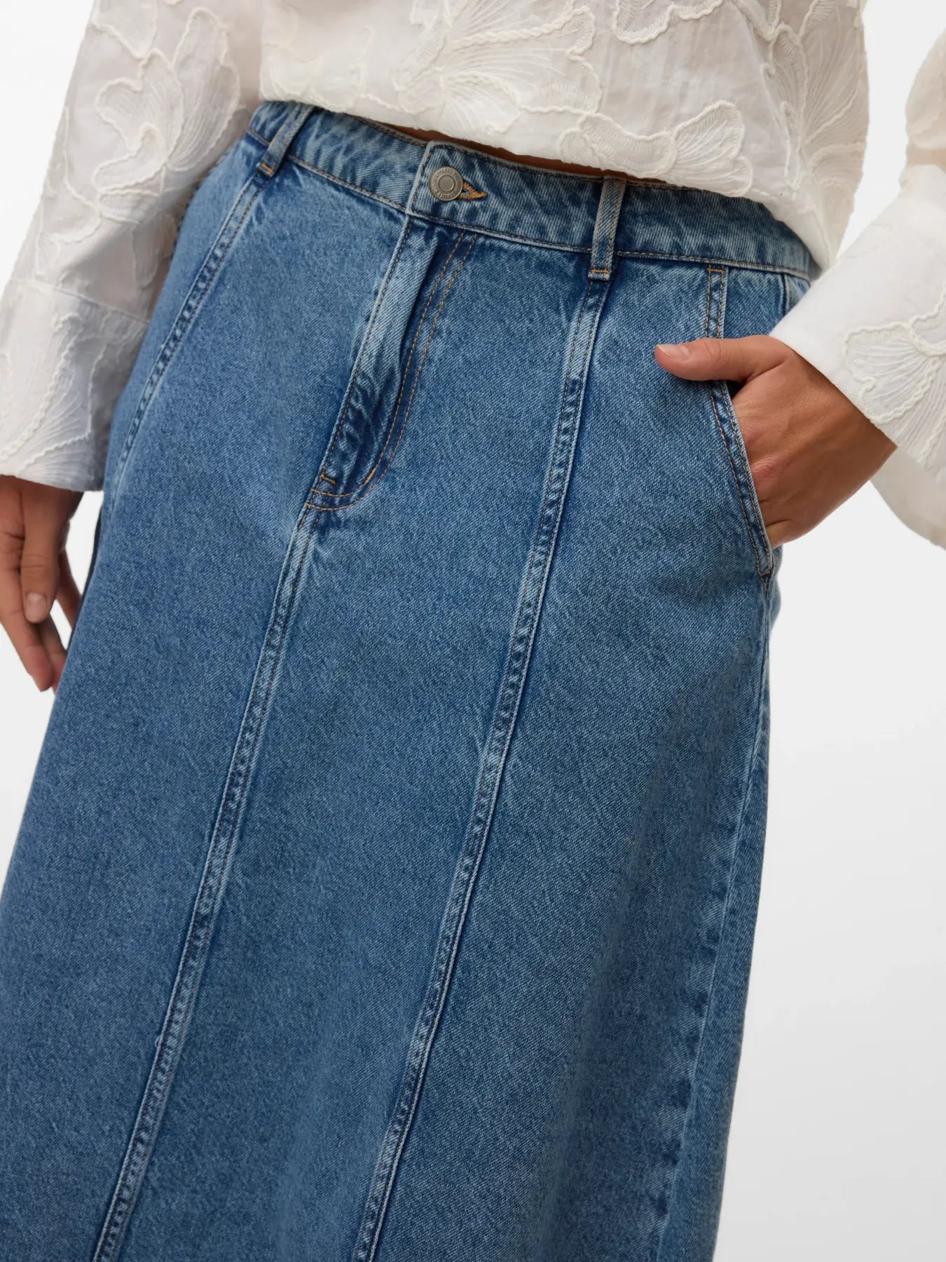 VMALAINA HR 7/8 DENIM SKIRT