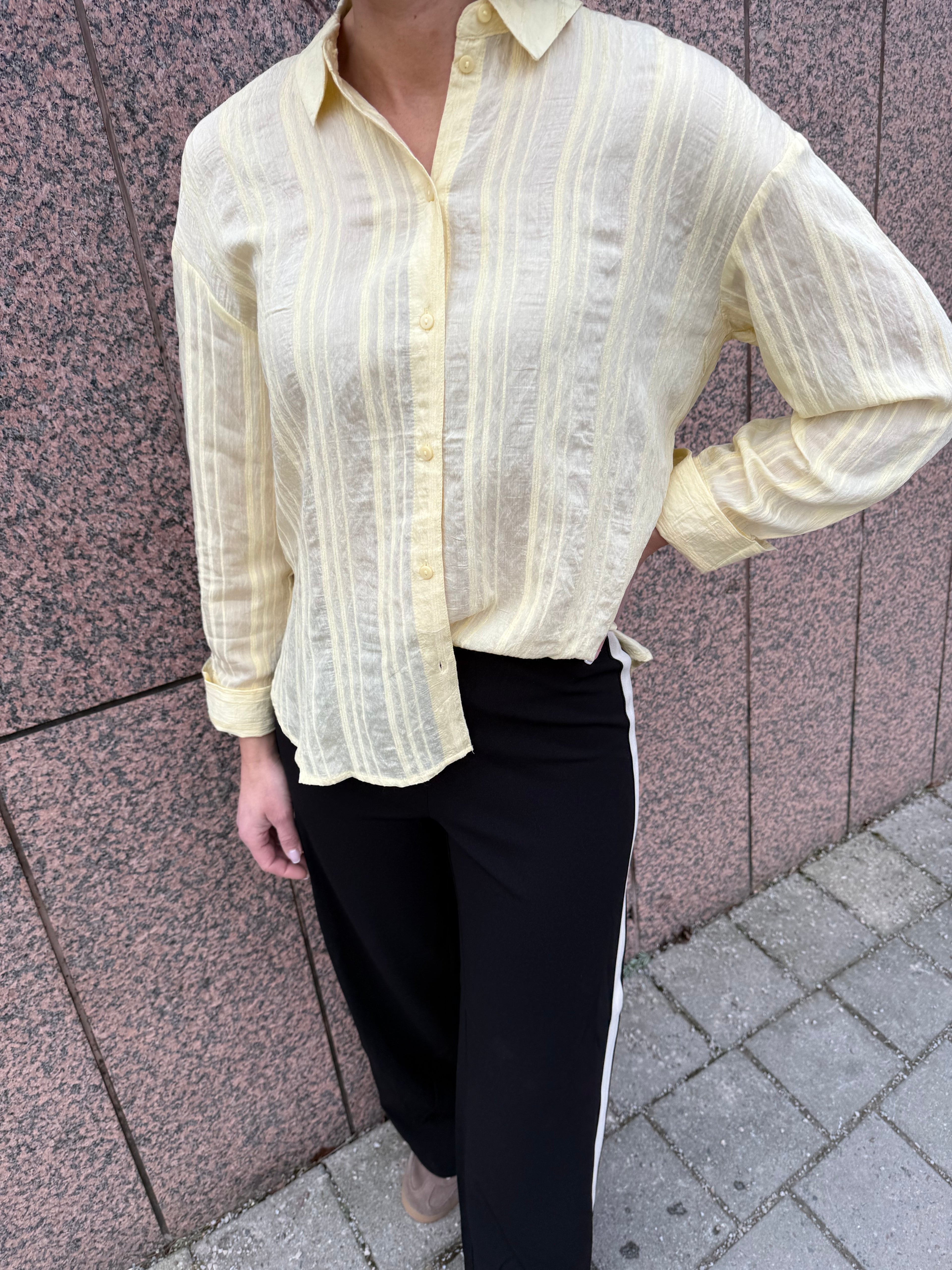 JDYDANNY L/S LOOSE SHIRT YELLOW