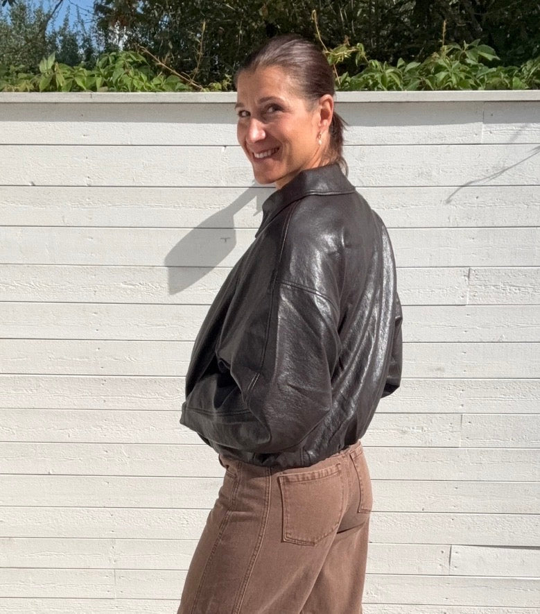 ONLMASJA FAUX LEATHER PADDED BOMBER