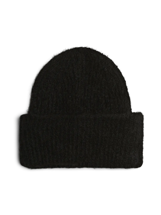 PCBERA ALPACA BLEND HOOD BLACK