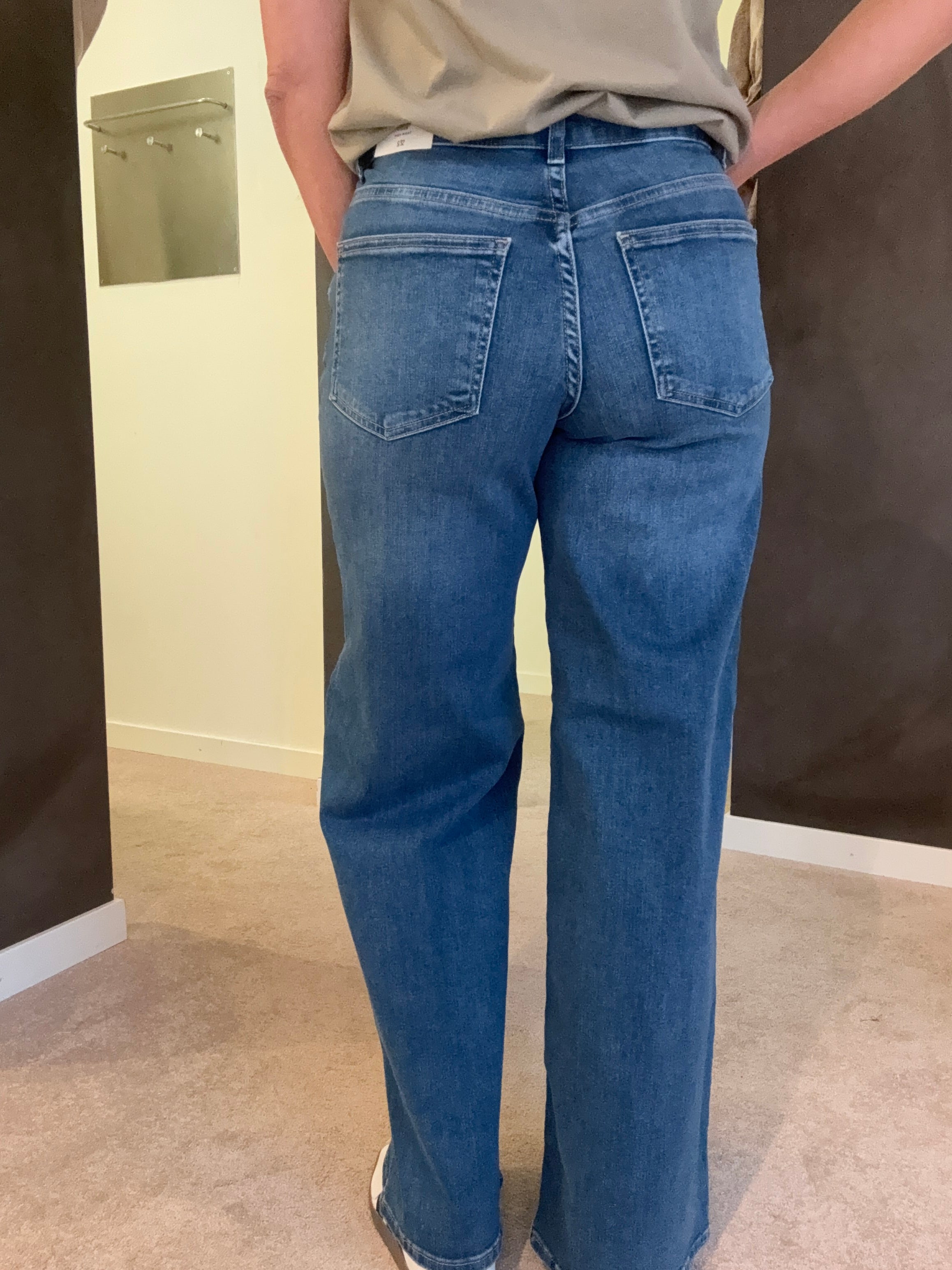 ONLMADISON BLUSH HW WIDE DNM CRO665