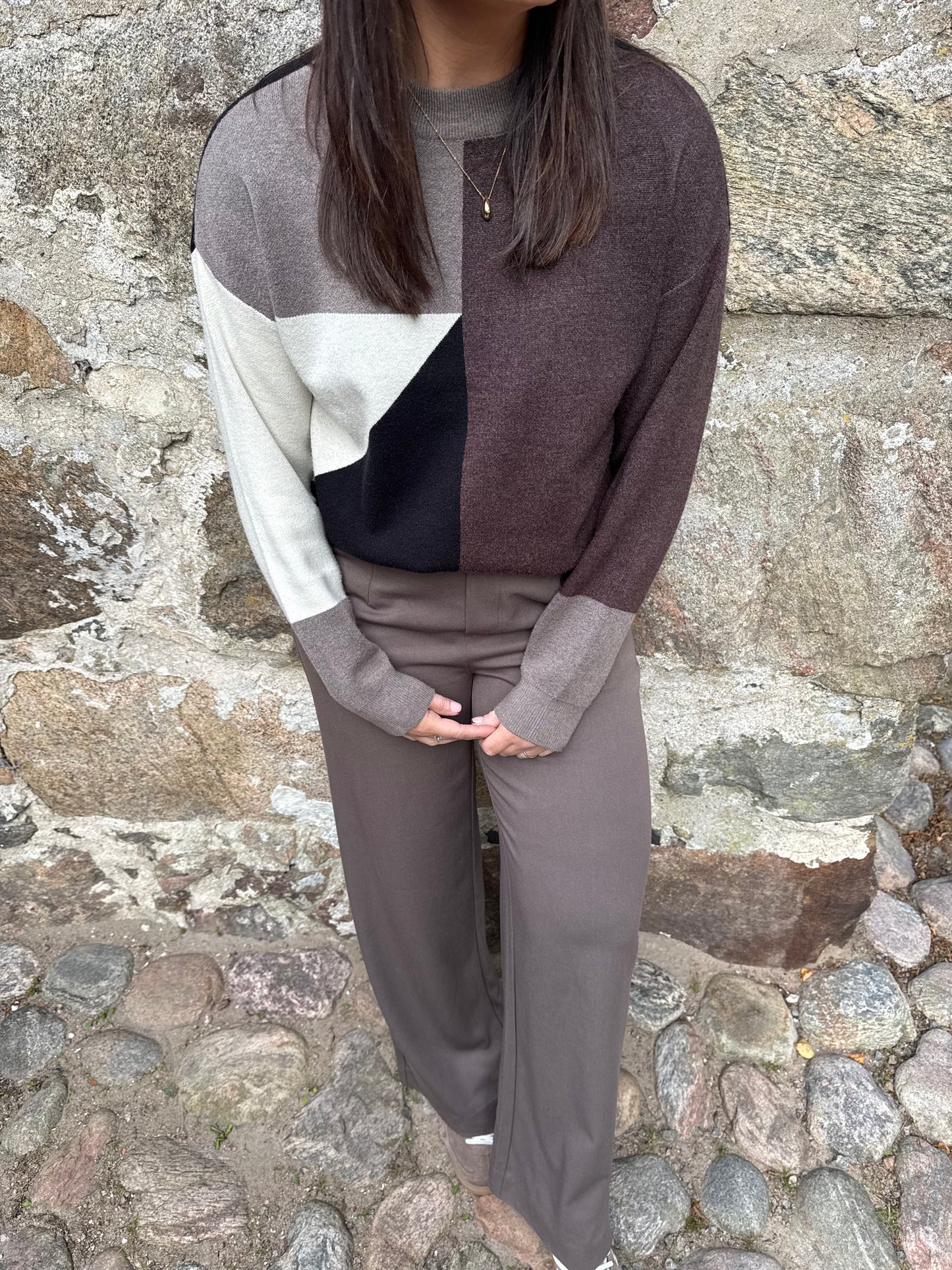 OBJRAY L/S KNIT PULLOVER