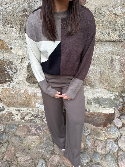 OBJRAY L/S KNIT PULLOVER