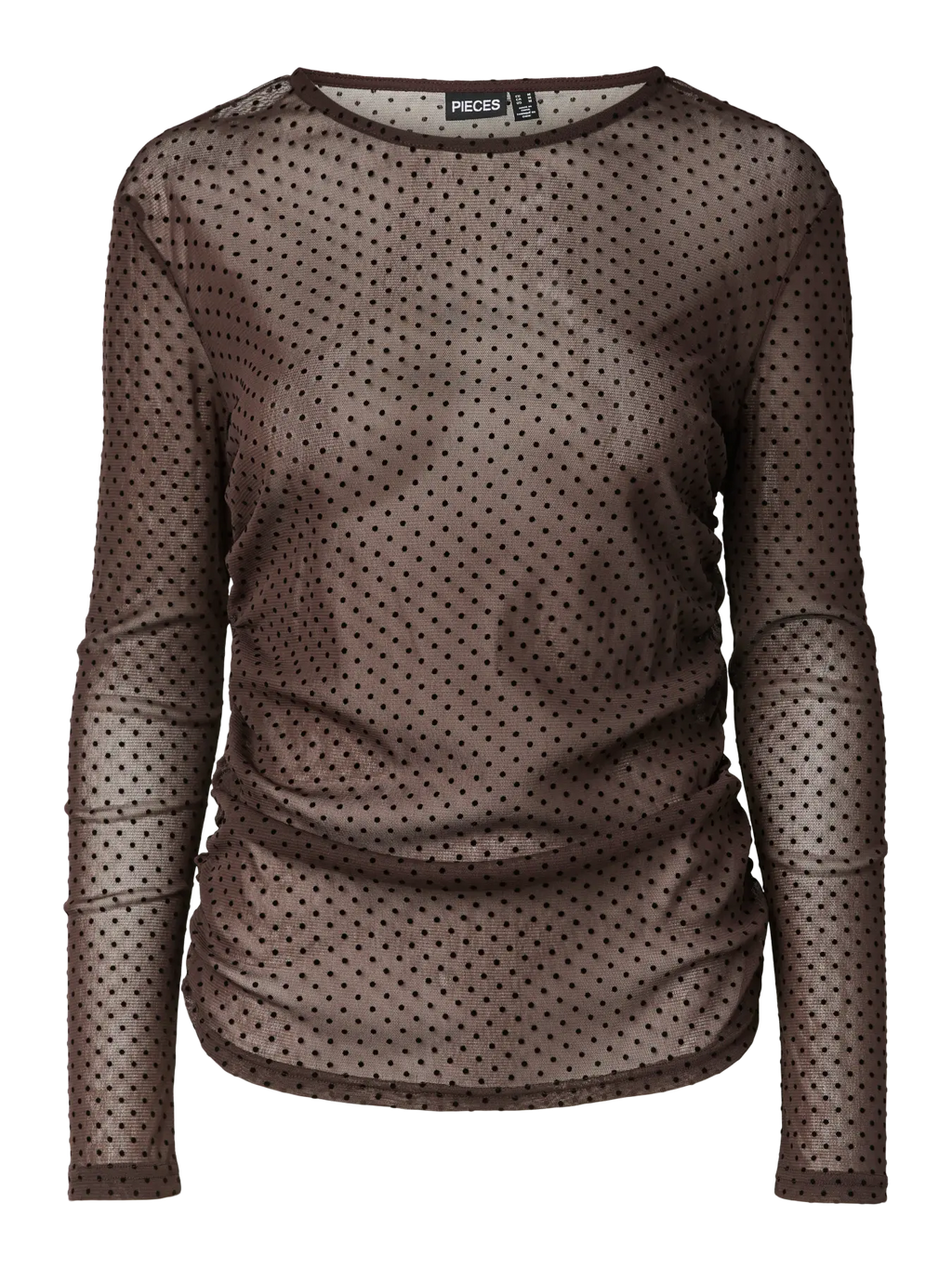 PCBOBO LS MESH ROUCHING TOP HOT FUDGE