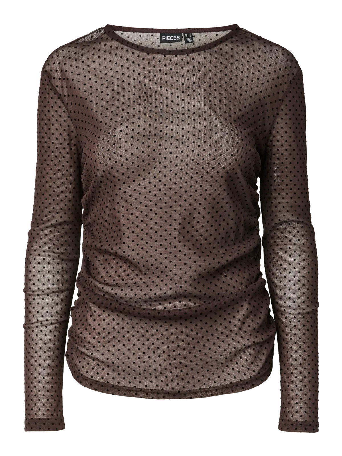 PCBOBO LS MESH ROUCHING TOP HOT FUDGE