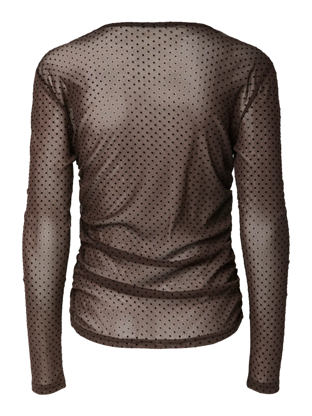 PCBOBO LS MESH ROUCHING TOP HOT FUDGE