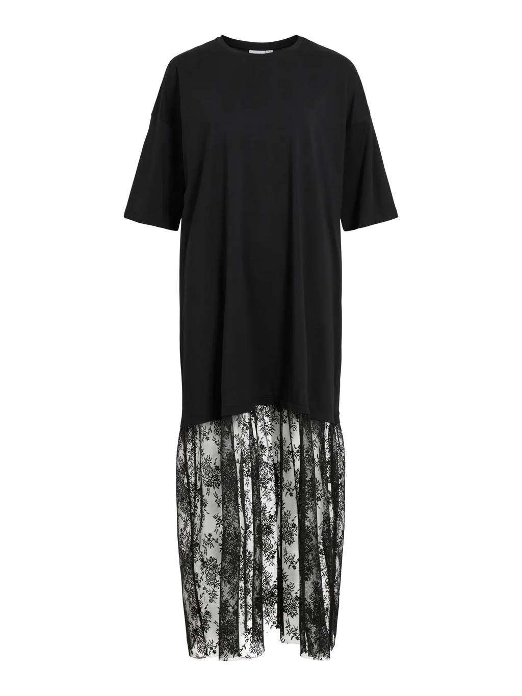 VIKATA S/S OVERSIZE LACE DRESS