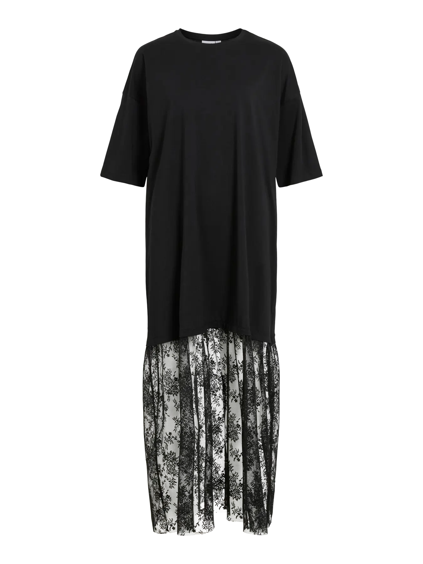 VIKATA S/S OVERSIZE LACE DRESS