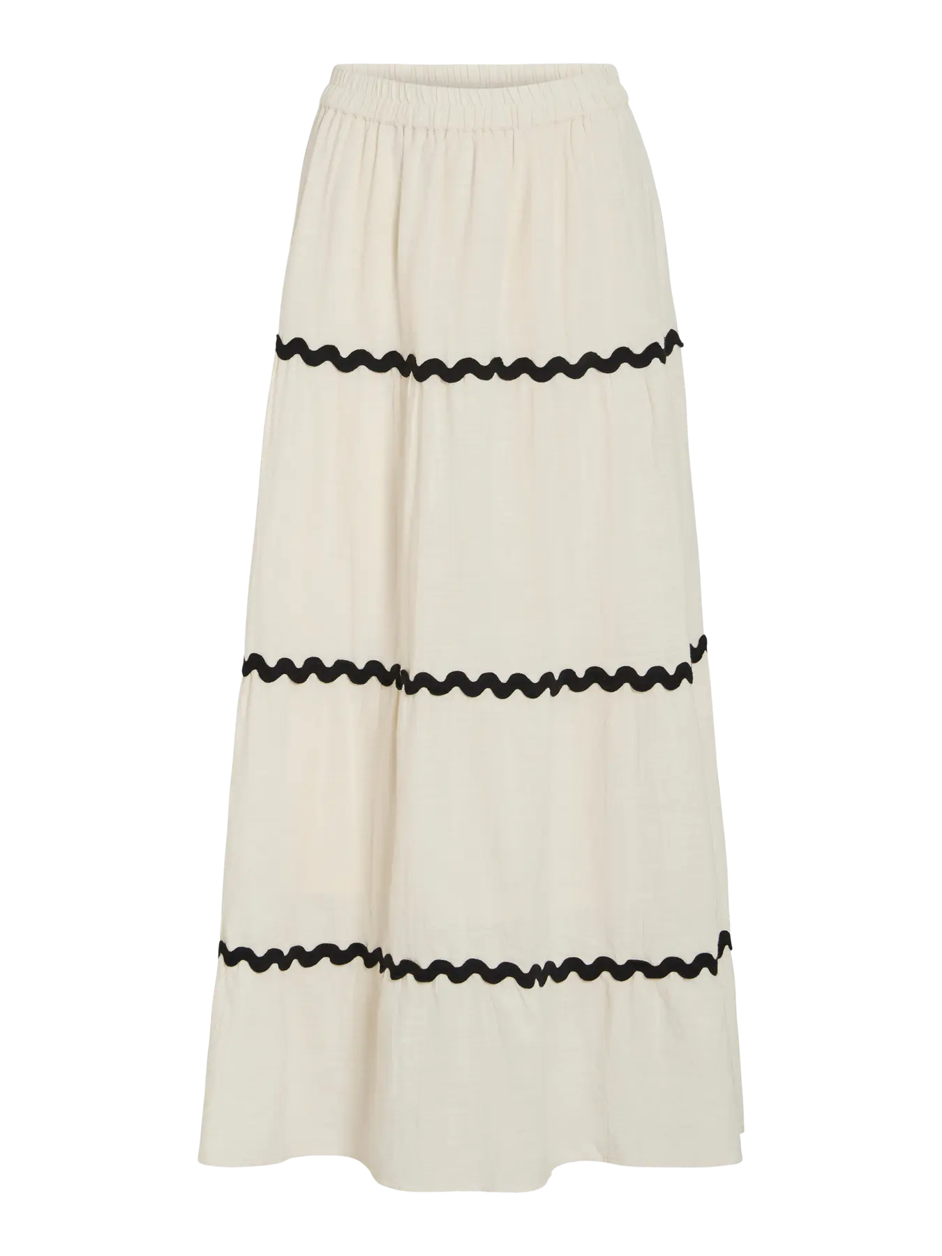 VIMANDA WAVY HW MAXI SKIRT
