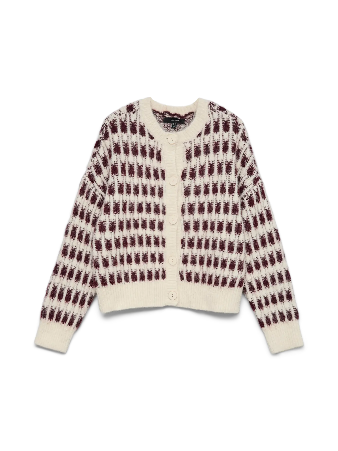 VMLISA LS O-NECK CARDIGAN WINETASTING