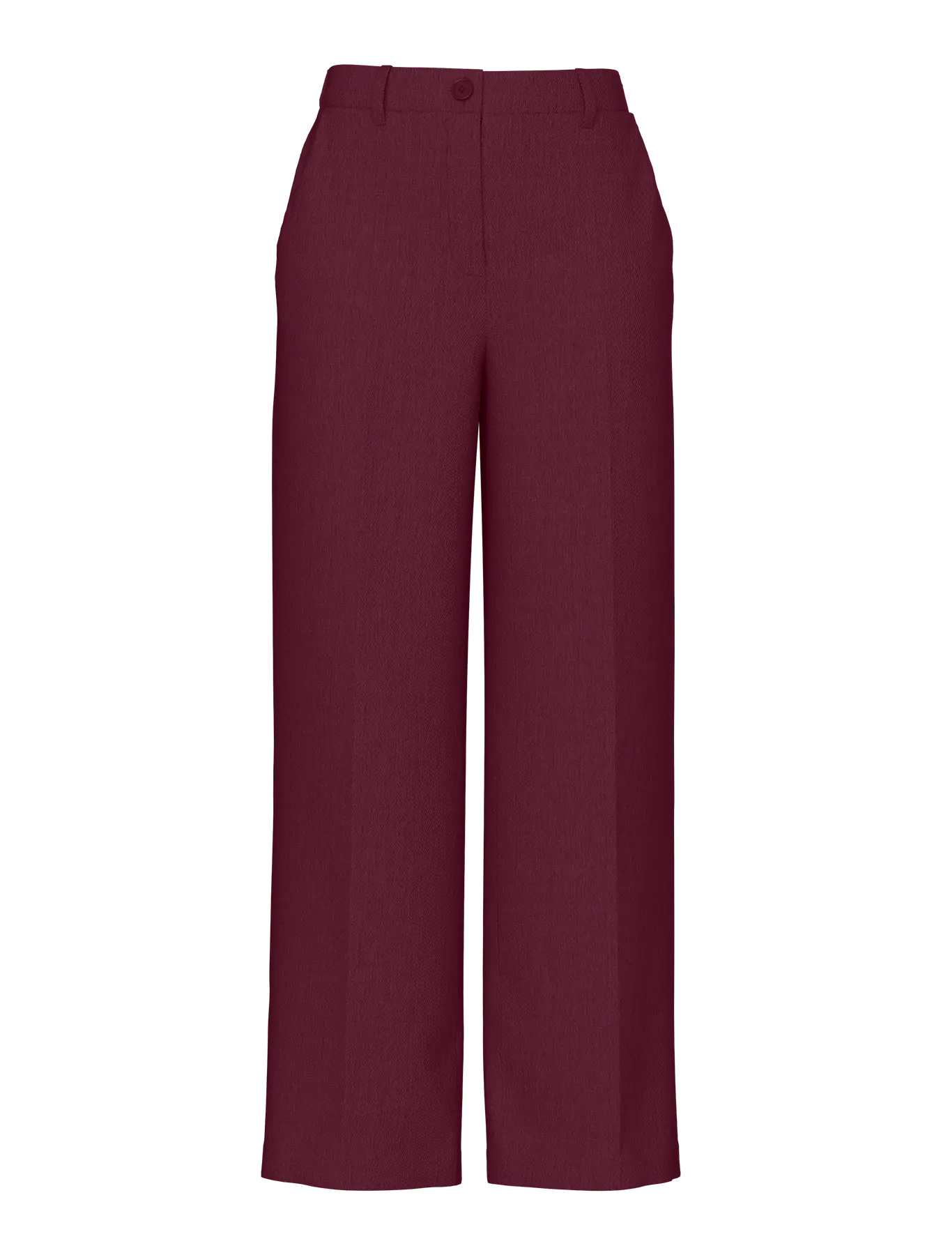PCKAMIL HW WIDE PANT TAWNY PORT