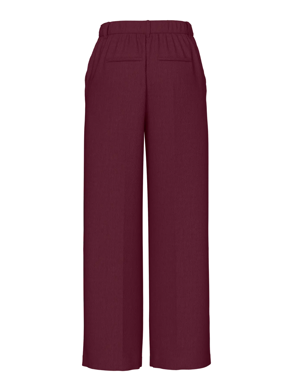 PCKAMIL HW WIDE PANT TAWNY PORT