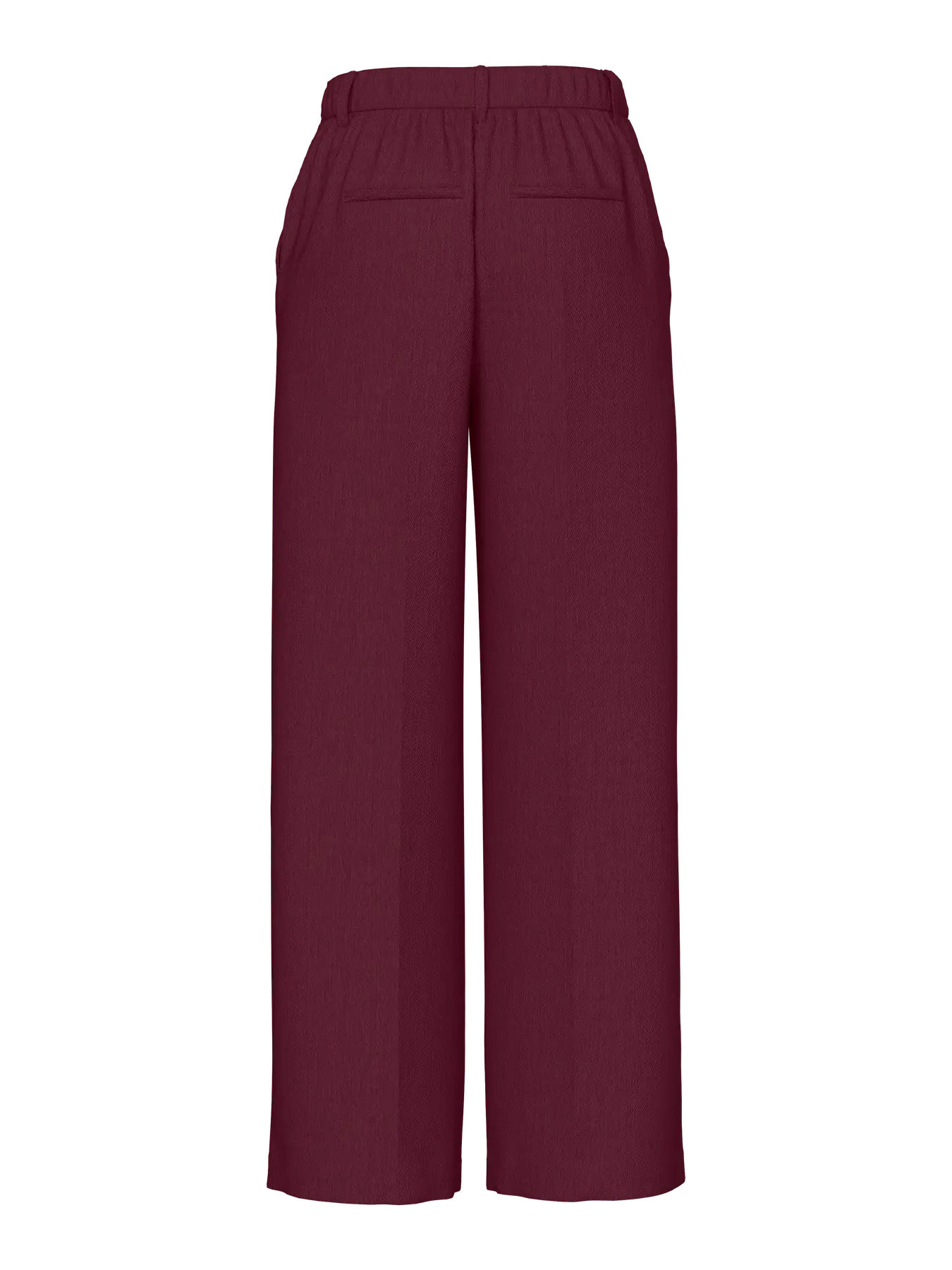 PCKAMIL HW WIDE PANT TAWNY PORT