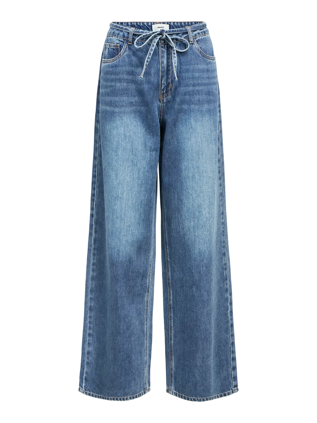 OBJROSIE MW WIDE JEANS MBD