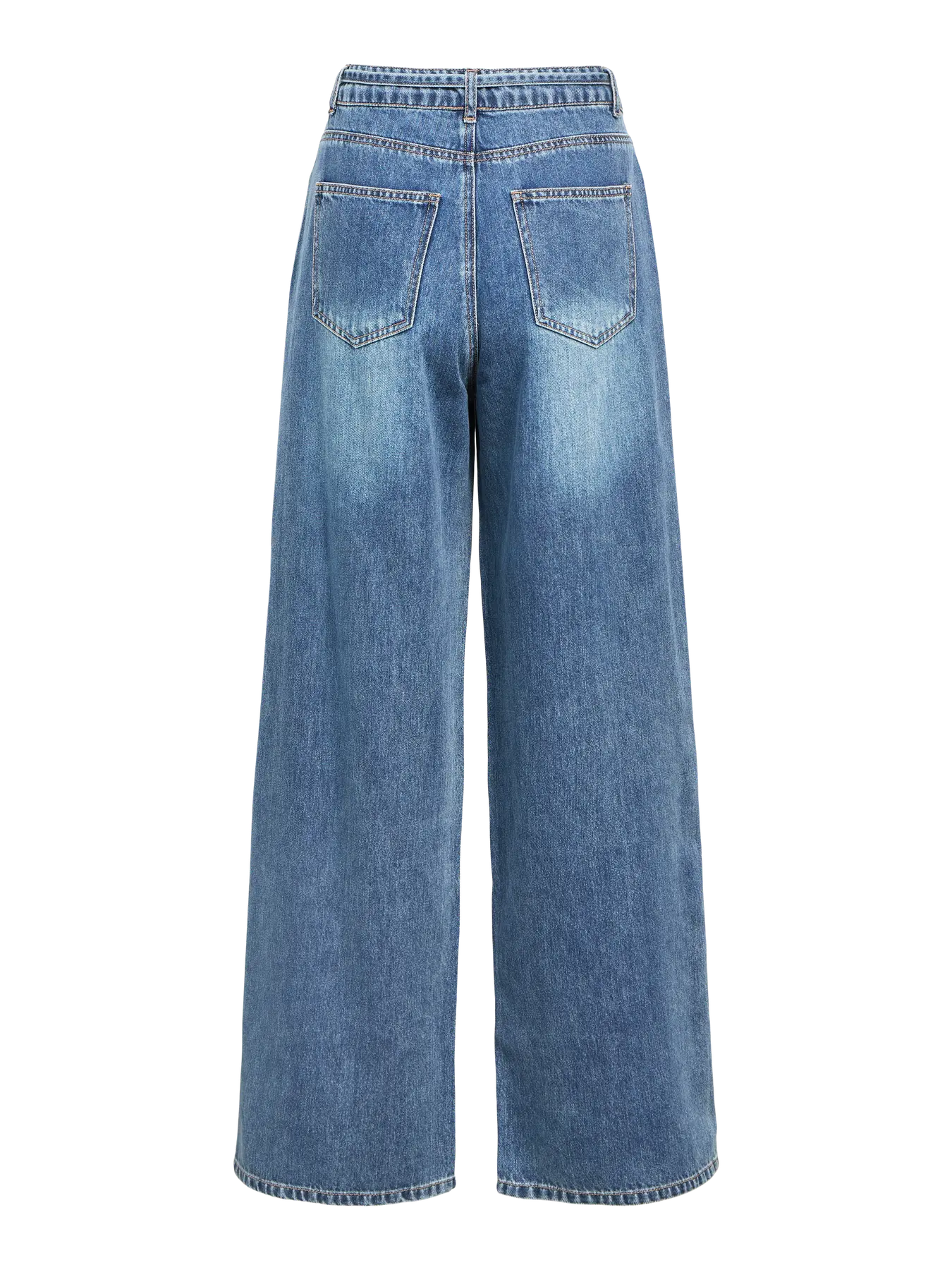 OBJROSIE MW WIDE JEANS MBD