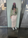 VMJAMIE LS DENIM SHACKET LAUREL WREATH