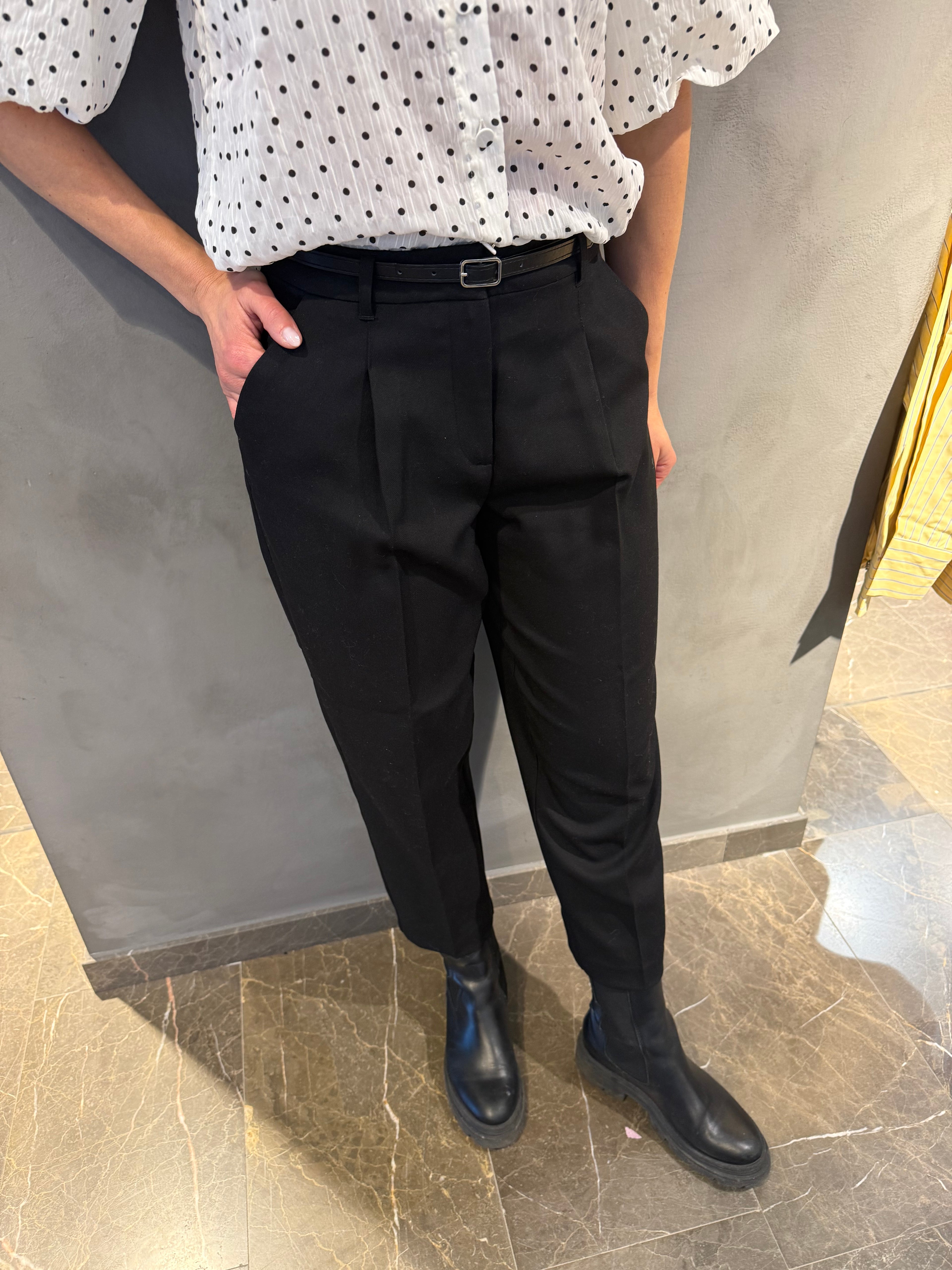 VMELMA MW BARREL BELT ANKLE PANT