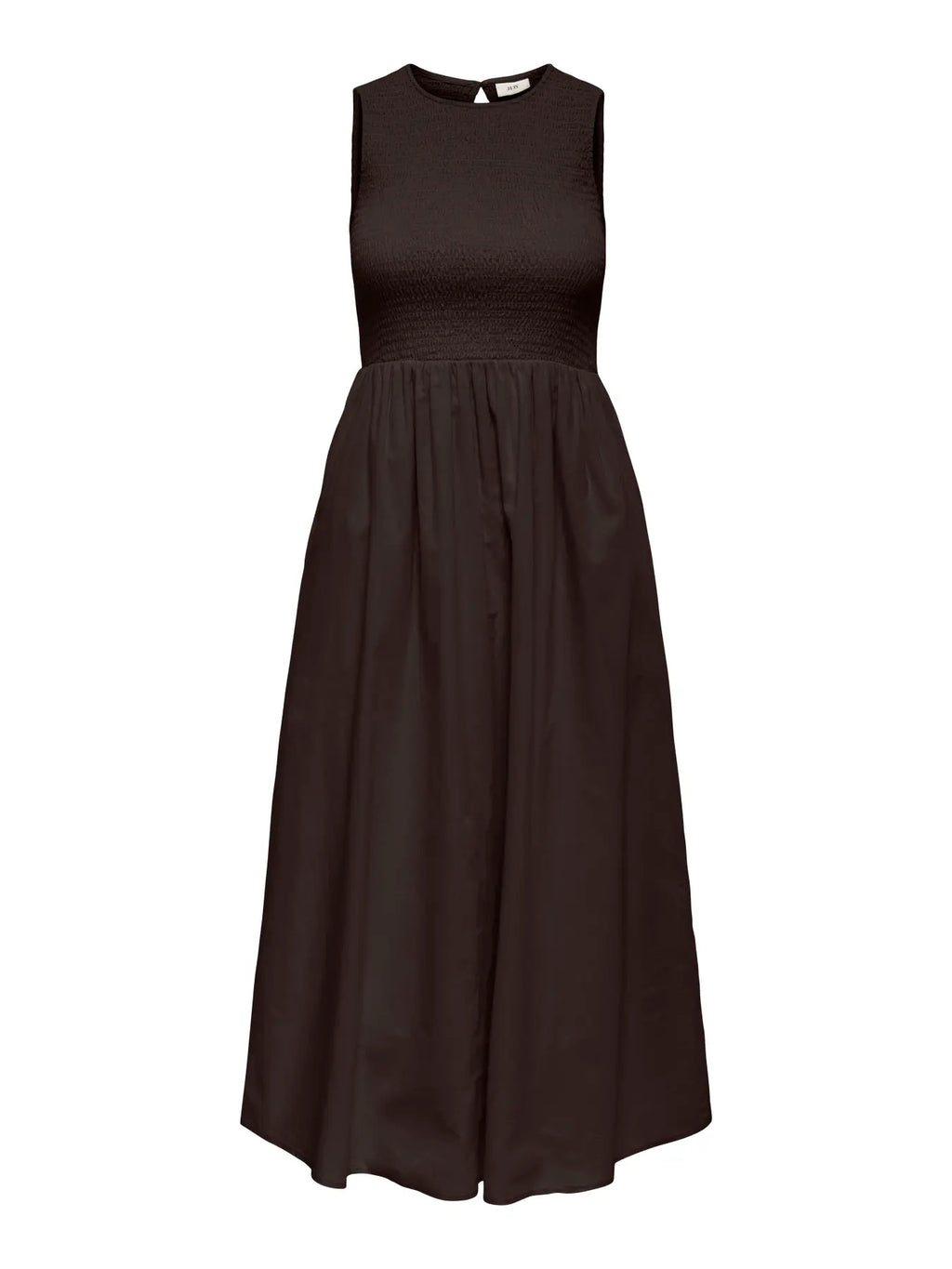 JDYDIEGO S/L SMOCK MIDI DRESS CHOCOLATE TORTE