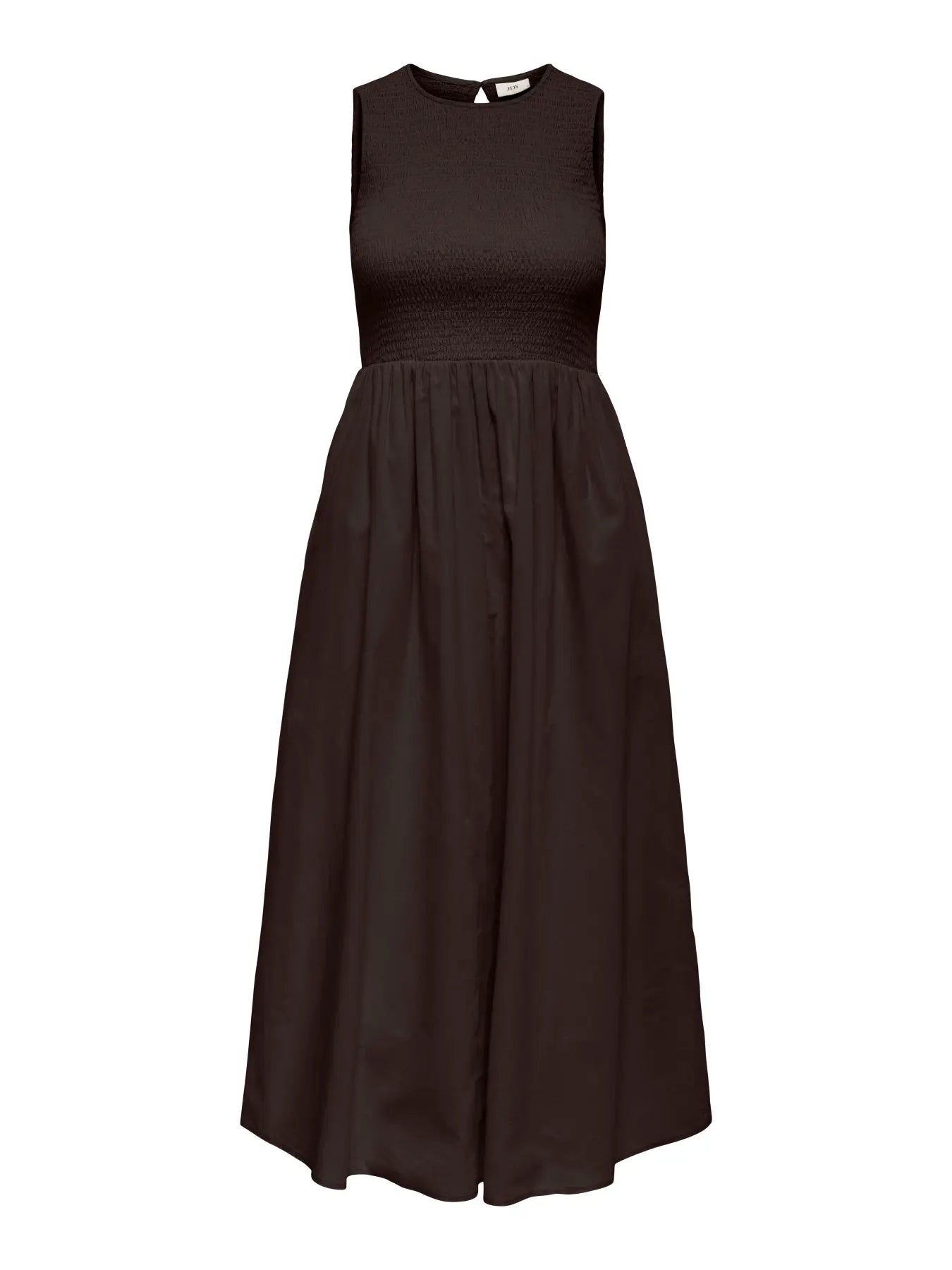 JDYDIEGO S/L SMOCK MIDI DRESS CHOCOLATE TORTE