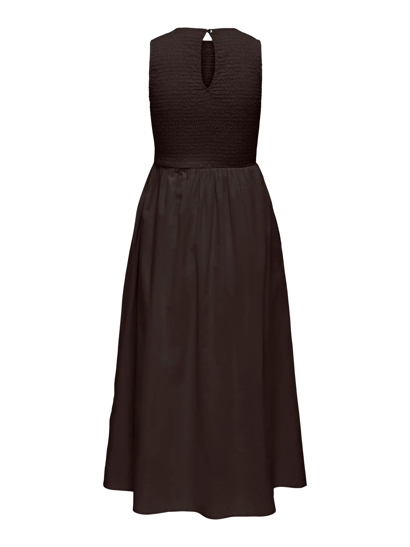 JDYDIEGO S/L SMOCK MIDI DRESS CHOCOLATE TORTE