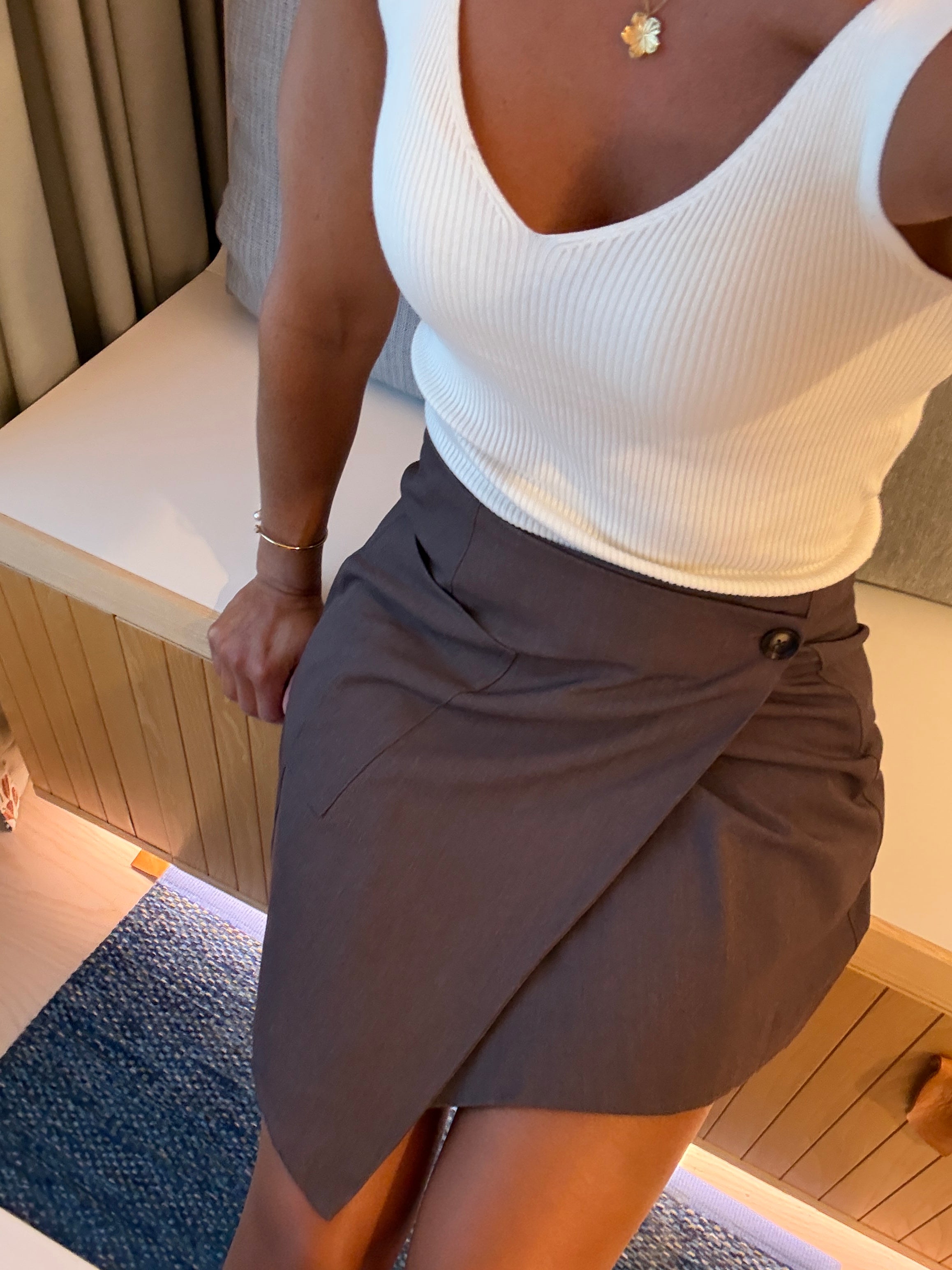 OBJLISA WRAP SKIRT