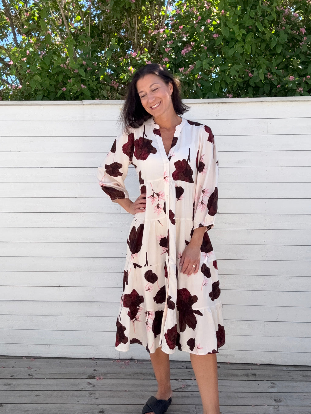 ONLMILANA SOLA 3/4 MIDI DRESS