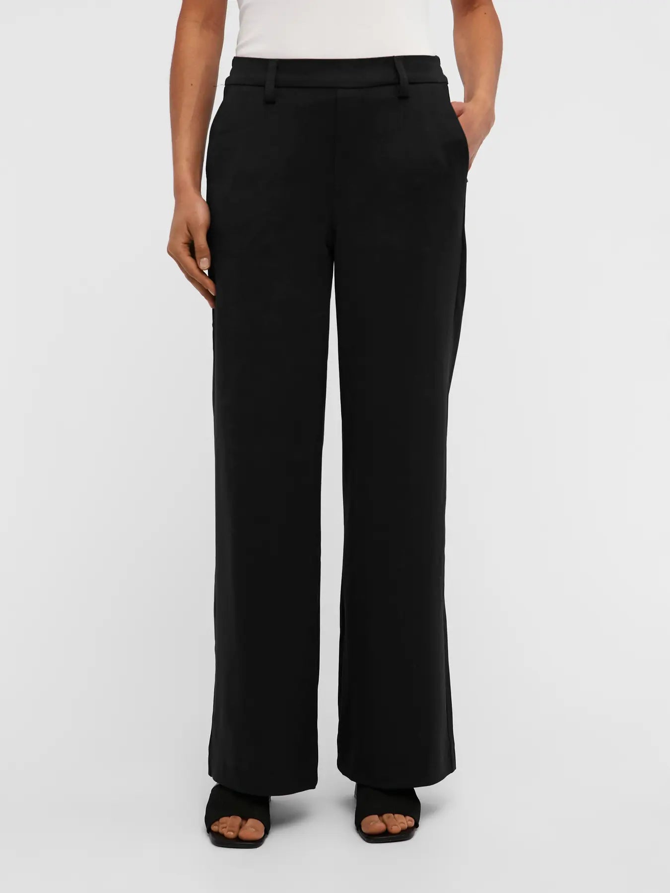 OBJLISA WIDE PANT BLACK