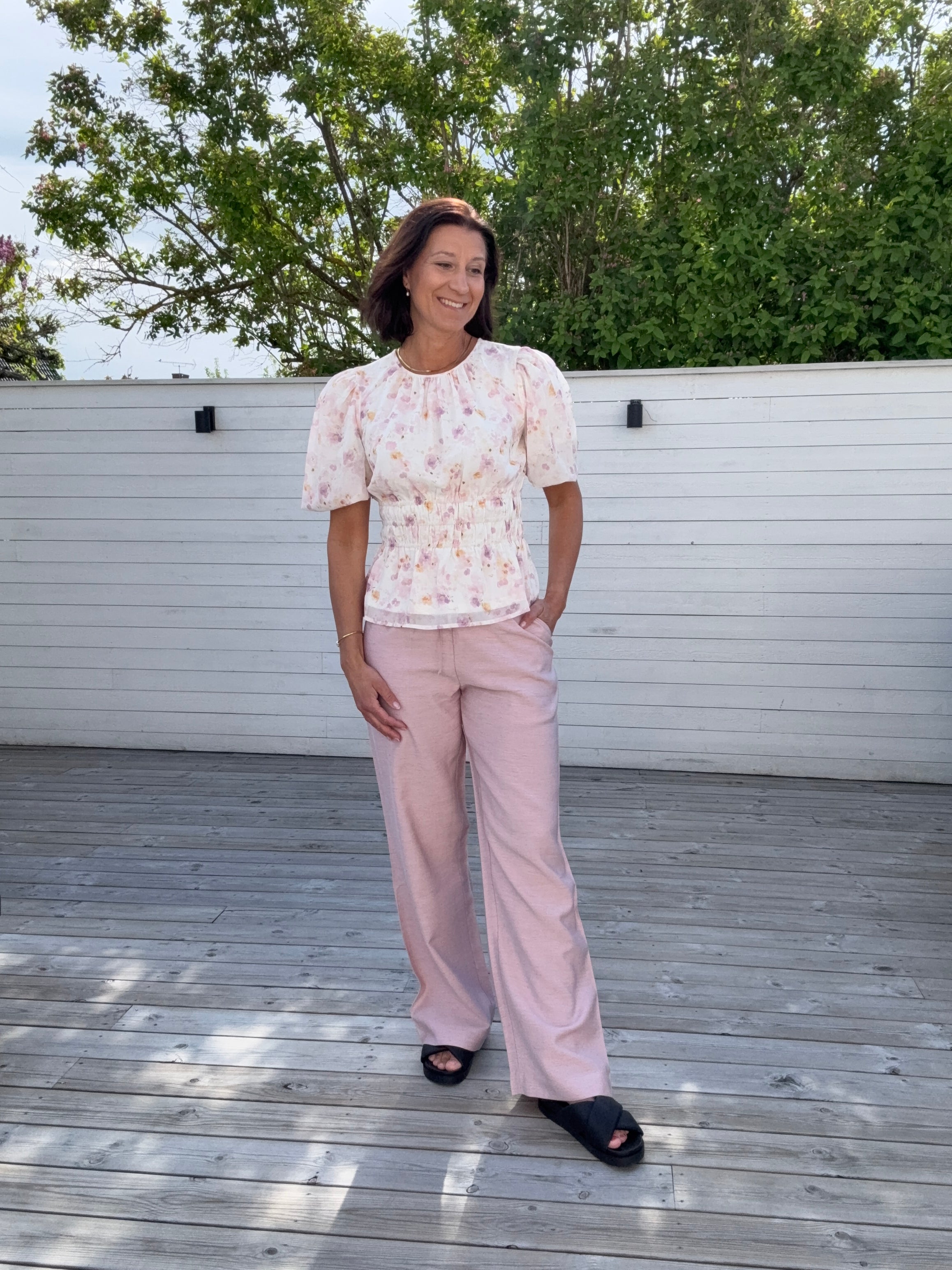 ELLA-PA54 MAUVE MELANGE