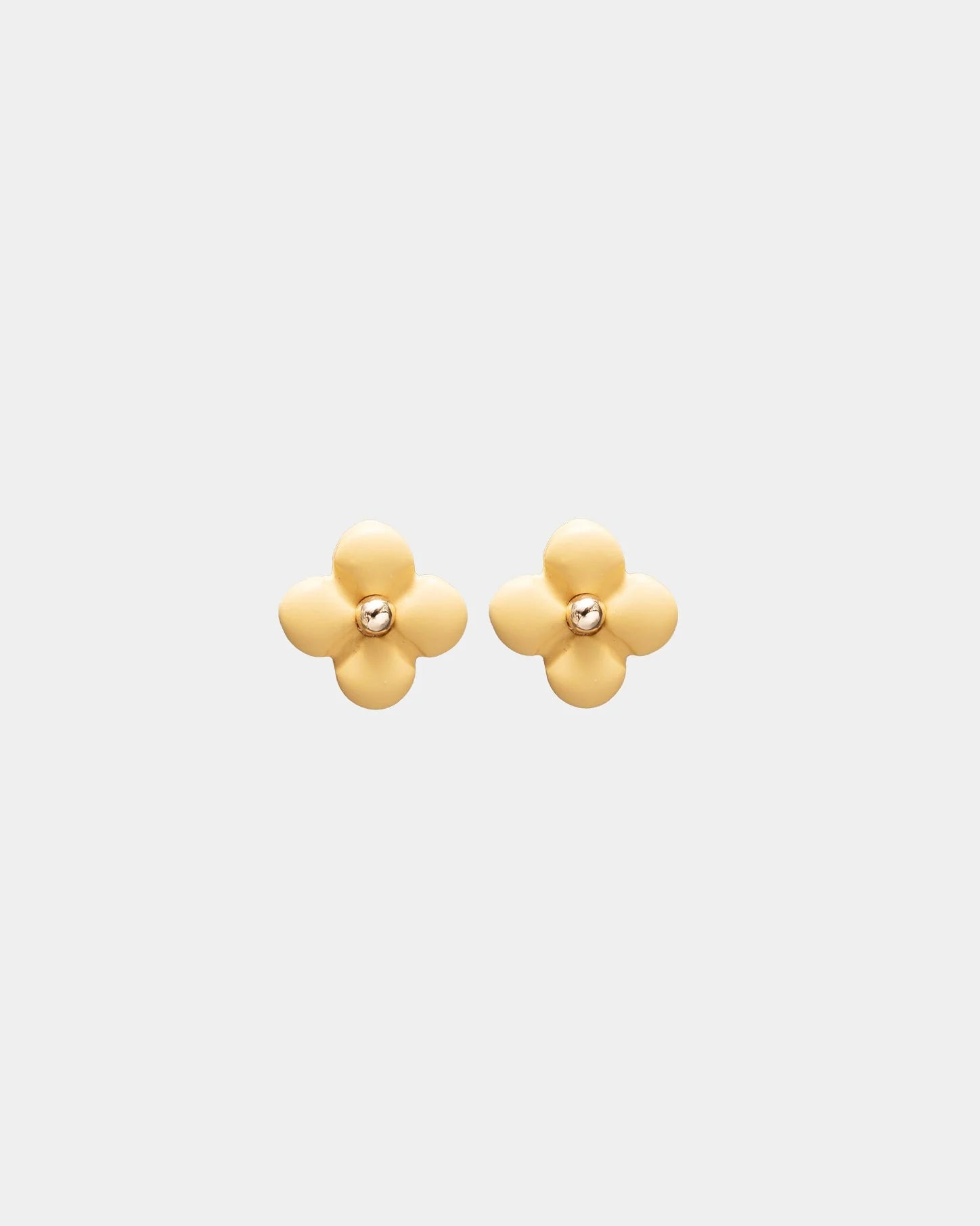 Seline Flower Earrings- Soft yellow
