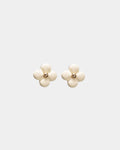 Seline Flower Earrings- Offwhite