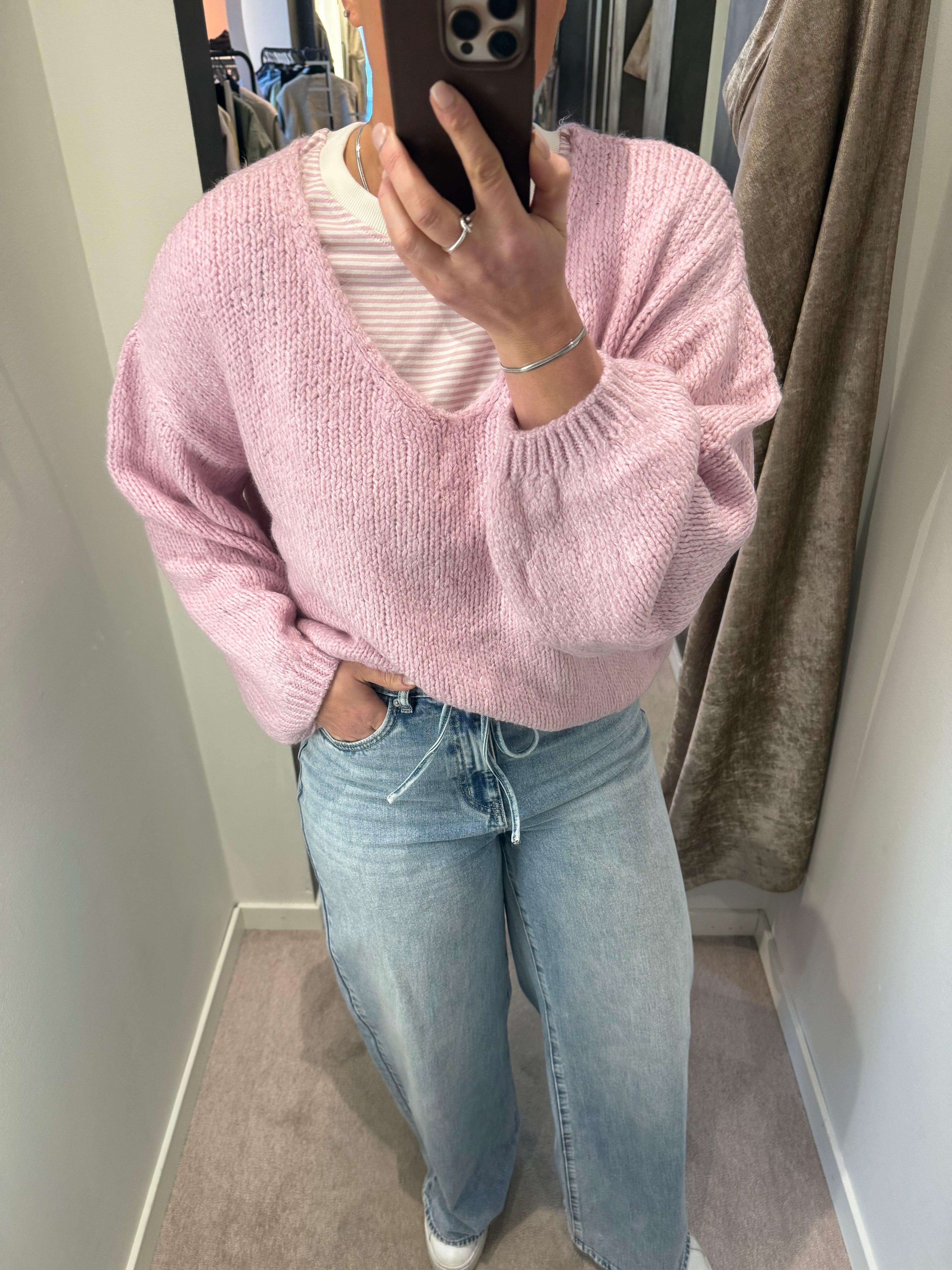 JDYDINEA L/S REVERSIBLE PULLOVER FRAGNANT LILAC