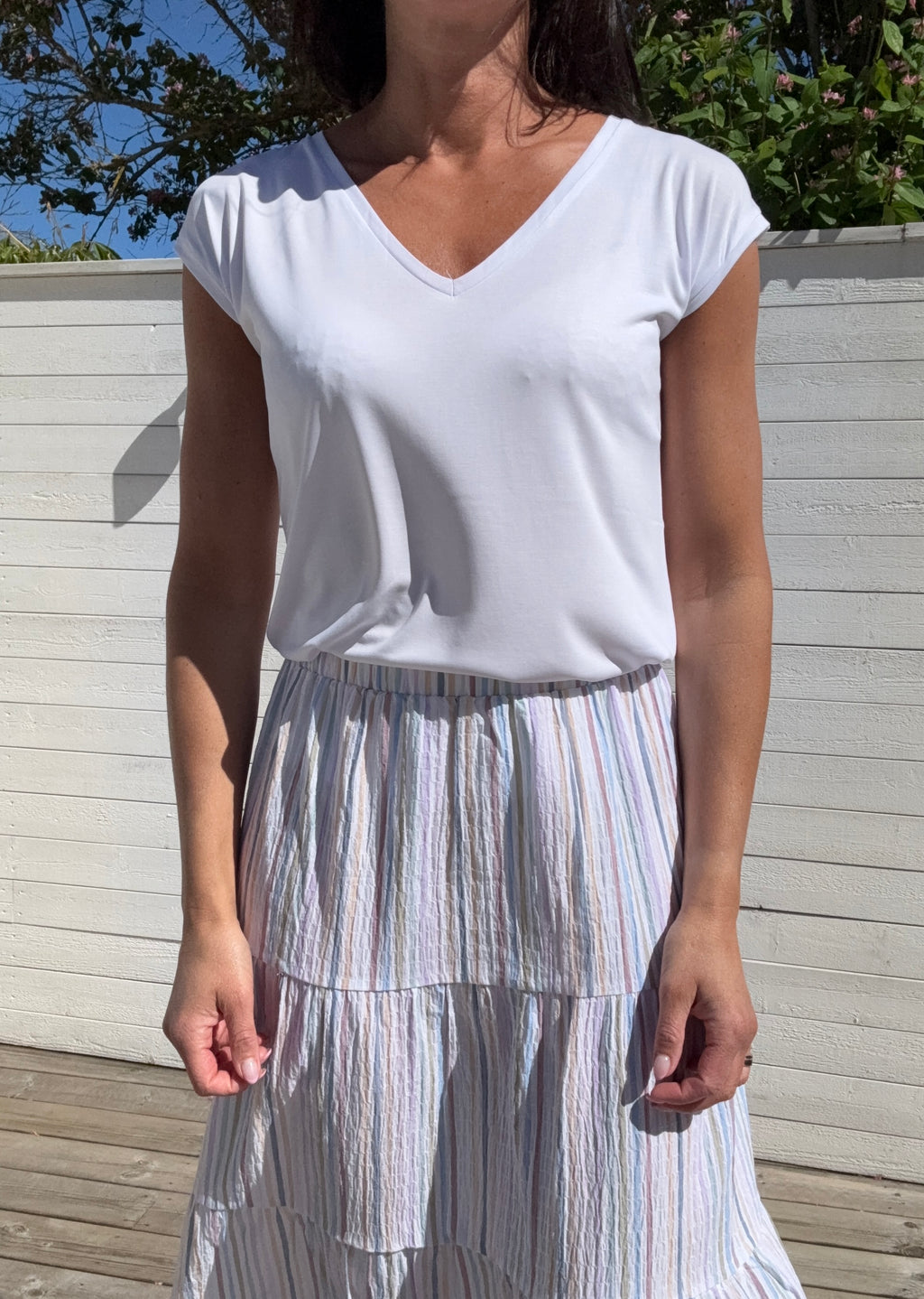PCKAMALA TEE BRIGHT WHITE