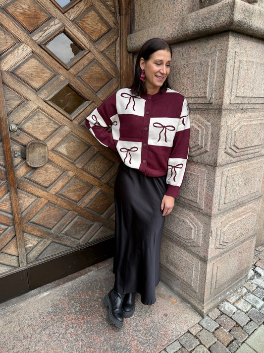 PCJETTE XMAS LS O-NECK KNIT CARDIGAN