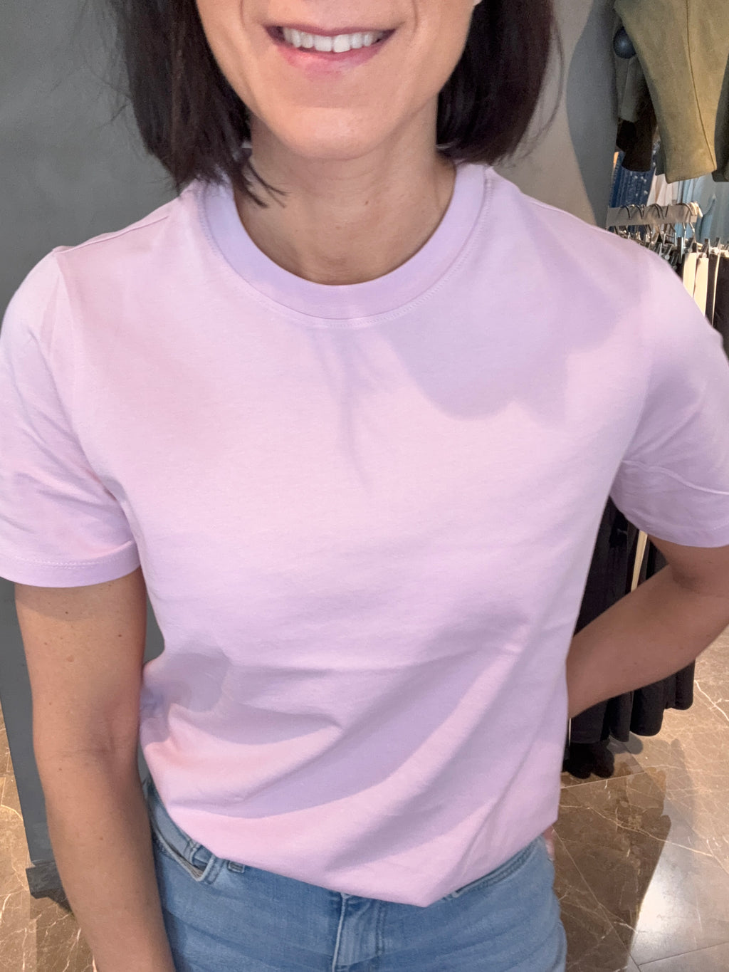 PCRIA SS SOLID TEE WINSOME ORCHID